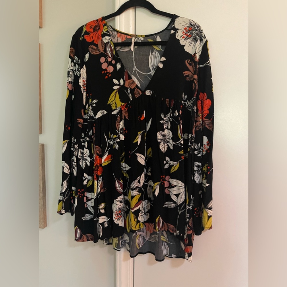 Free people long sleeve tunic size small